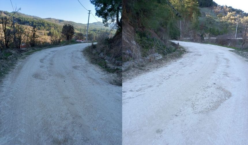 Çamoluk Mahallesinde Yayla yolu köstebek yuvasına döndü