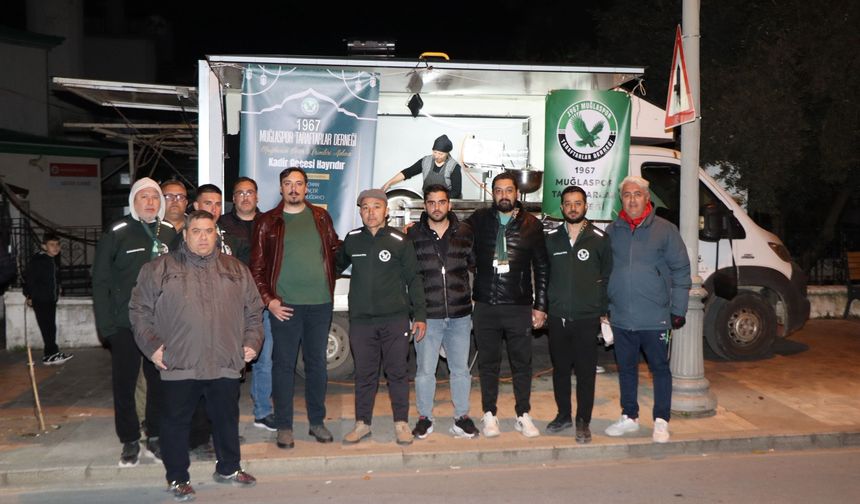 Muğlaspor Taraftarlarından Kadir Gecesi’nde Anlamlı Lokma Hayrı