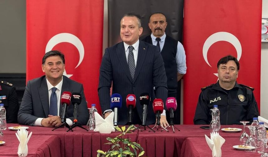 Fethiye protokolü bayram ziyaretlerinde bulundu