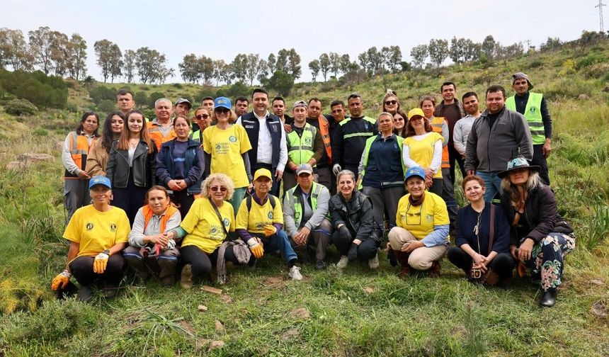 Bodrum'da Yanan Ormanlık Alanda 1500 Fidan Toprakla Buluştu