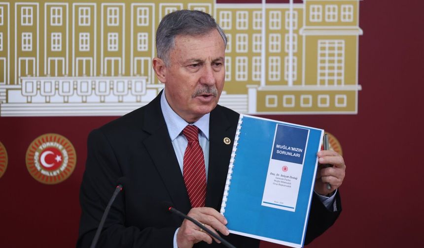 Selçuk Özdağ Muğla’nın sorunlarını TBMM’de sıraladı