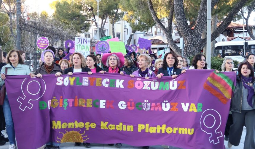 Menteşe Kadın Platformu:“8 Mart örgütlü kadın direnişinin adıdır”