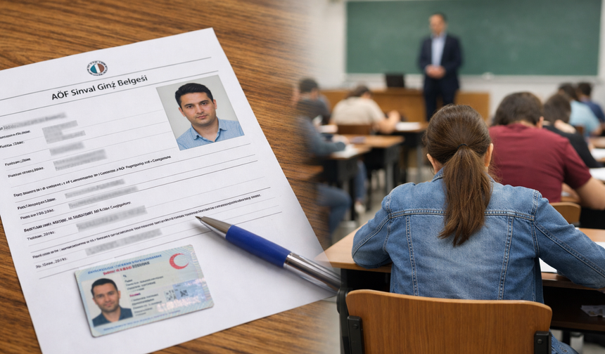 AÖF Sınav Yerleri Açıklanıyor Mu? Gözler Giriş Belgelerinde