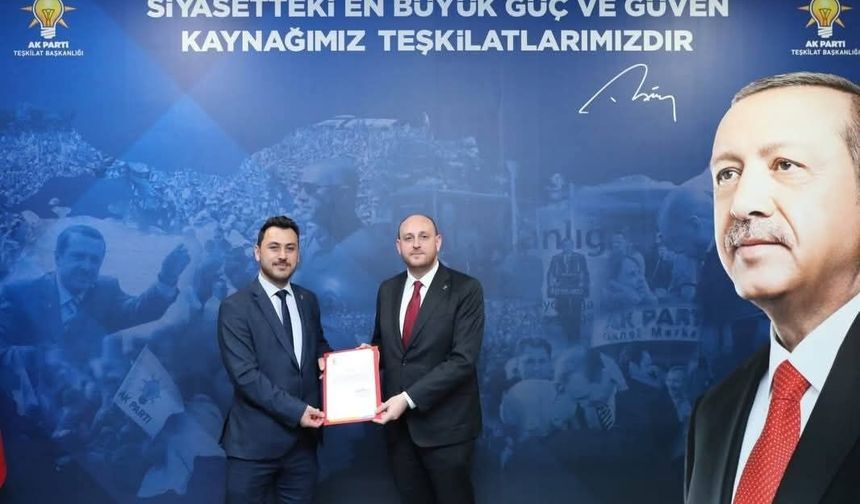 AK Parti Yatağan’da yeni başkan Enver Koç oldu