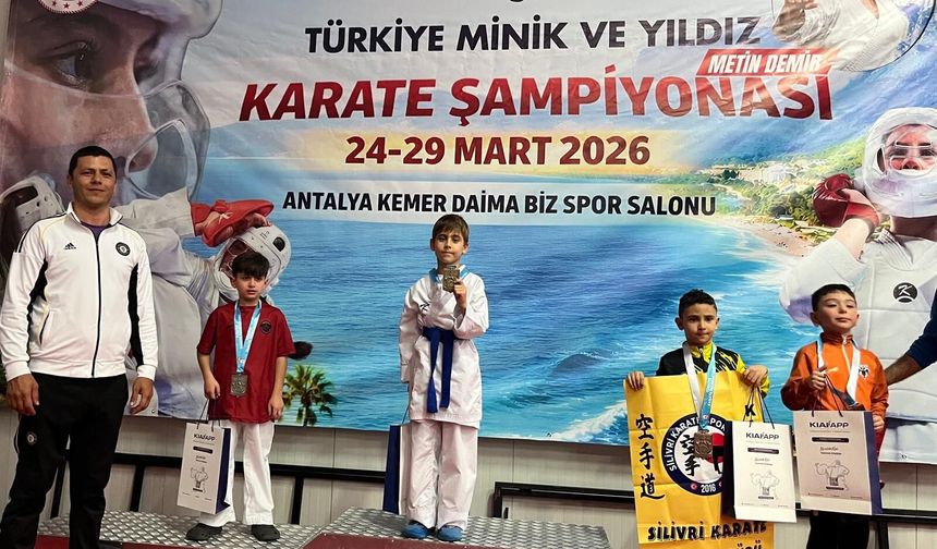 Altı ay önce karateye başladı, Türkiye şampiyonu oldu