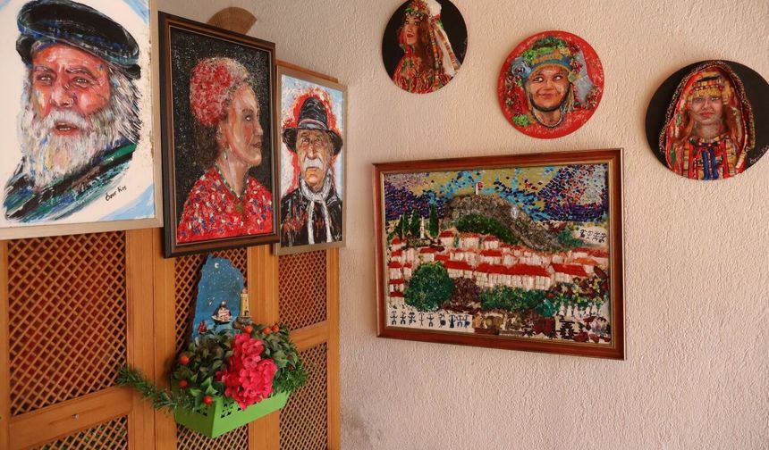 Muğla’nın Tarihi Sokaklarında Atıklar Sanata Dönüşüyor
