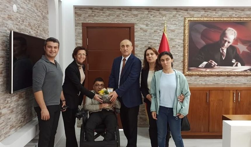 Yatağan Engelliler Derneği’nden Kaymakam İlhan’a ziyaret