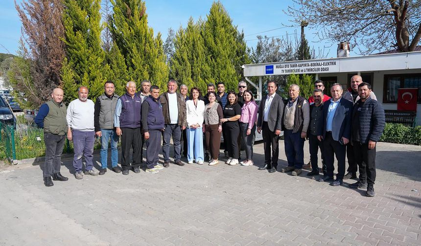 Başkan Köksal Aras Sanayi esnafıyla bir araya geldi