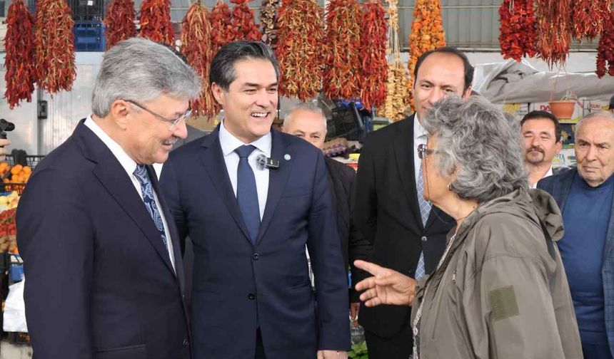 İYİ Partili Kavuncu’dan Menteşe Pazarına Ziyaret