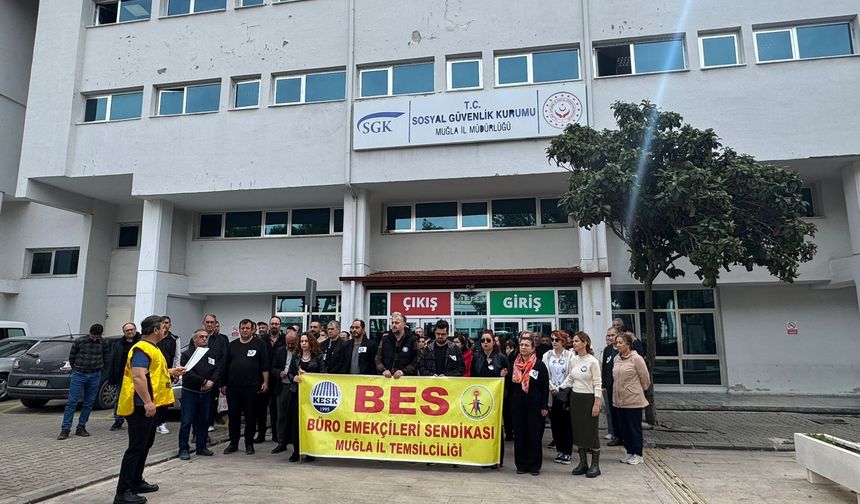 Muğla’da Kamu Emekçilerinden Şiddet Tepkisi