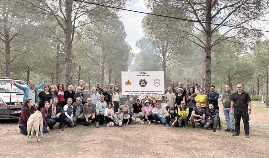 Muğla’da afet gönüllüleri Datça’da buluştu