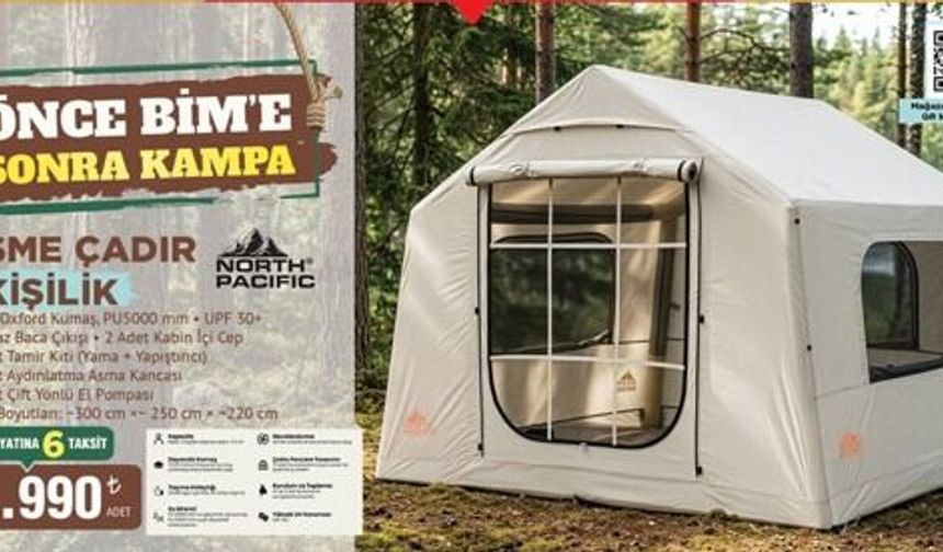 BİM Kamp Ürünleri 24 Nisan’da Satışta: Çadır Fiyatları Olay Oldu!