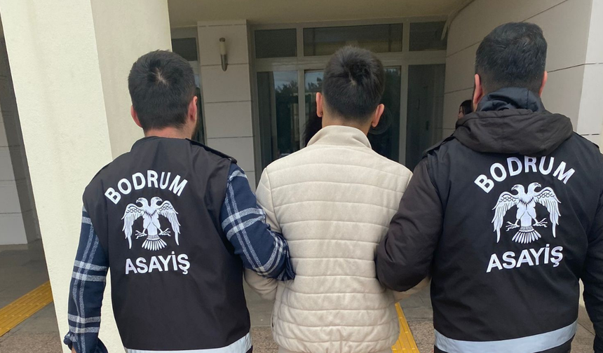 Bodrum'da 11 yıl 9 ay hapis cezasıyla aranan şahıs yakalandı
