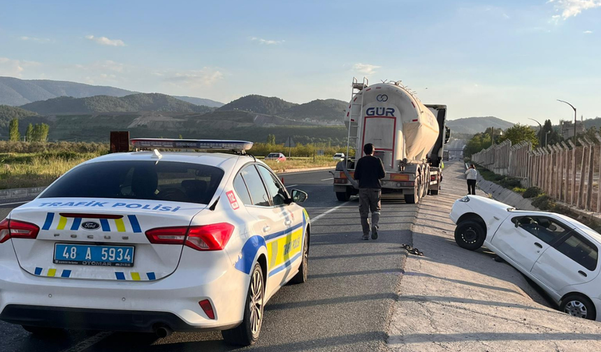 Yatağan-Milas Karayolu'nda kaza: 1 yaralı