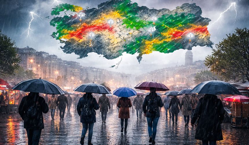 Meteoroloji'den Uyarı! Hafta Sonu Hangi İllerde Şiddetli Yağış Bekleniyor?