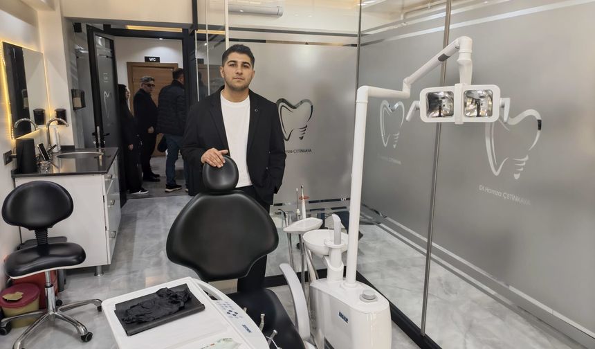 Muğla’da Diş Hekimi Hamza Çetinkaya Kliniğini Açtı