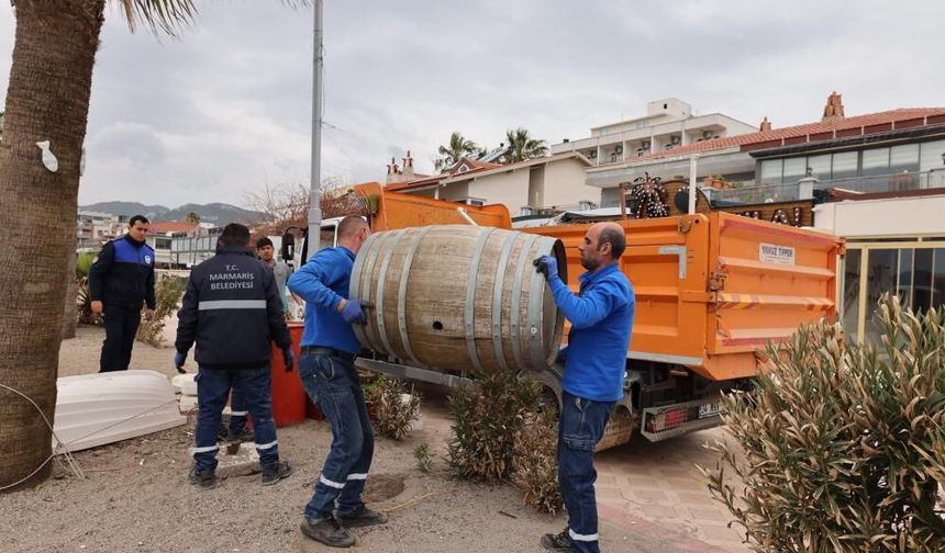 Marmaris Uzunyalı Yaza Hazırlanıyor