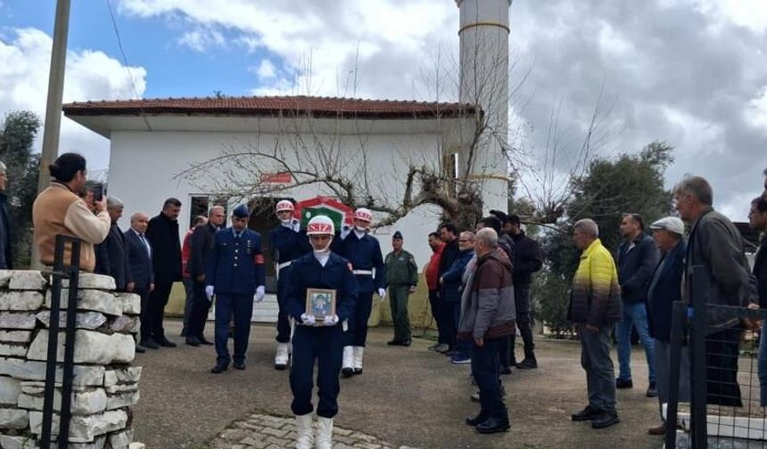 Yatağan’da Kıbrıs gazisine son görev