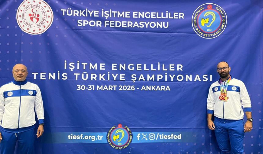 İşitme Engelliler Tenis Turnuvası’nda Muğla’ya 3 Madalya