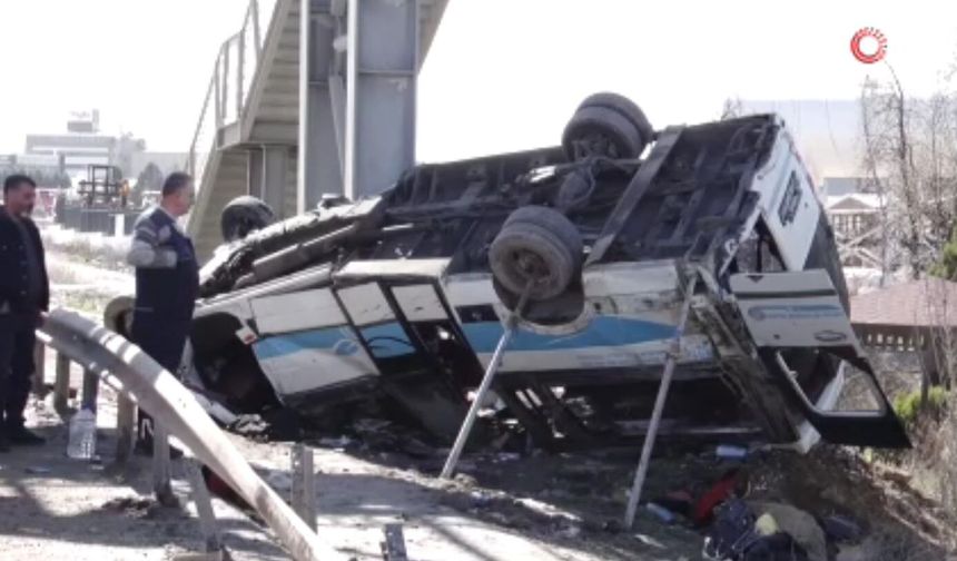 Ankara’da halk otobüsü kazası: 5 ölü, 15 yaralı