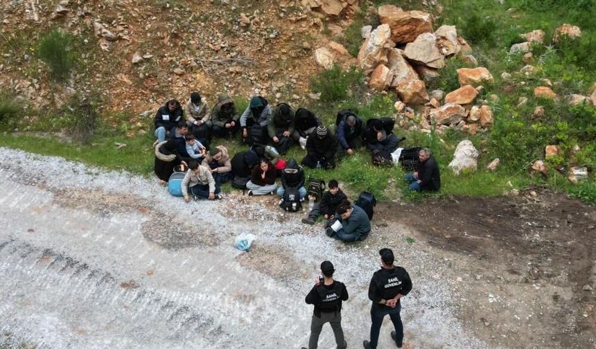 Bodrum’da 6’sı Çocuk 21 Düzensiz Göçmen Yakalandı