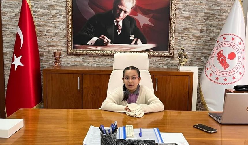 Minik Ecrin Maysa Bir Günlüğüne Kaymakam Oldu