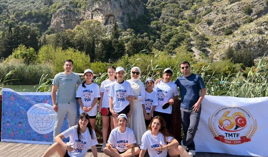 Dalyan’da Masa Tenisi Doğayla Buluştu
