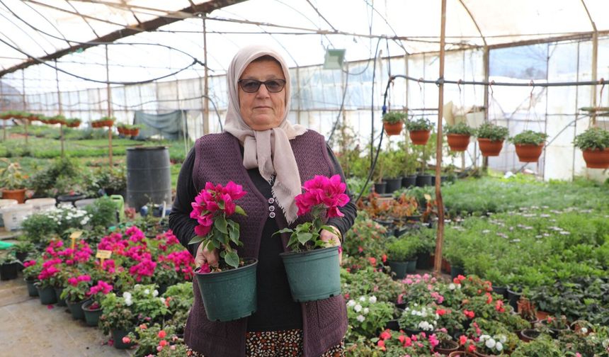Kadınların Ürettiği Çiçekler Muğla’yı Renklendiriyor