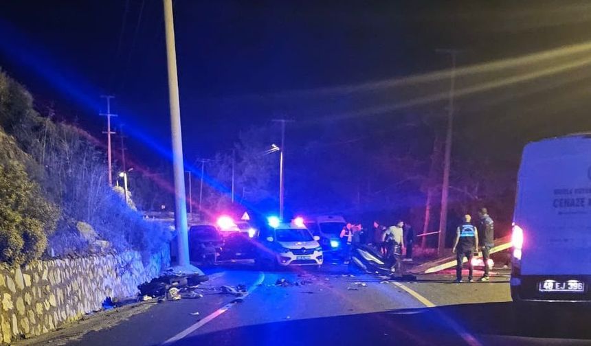 Marmaris’te trafik kazası: 2 ölü