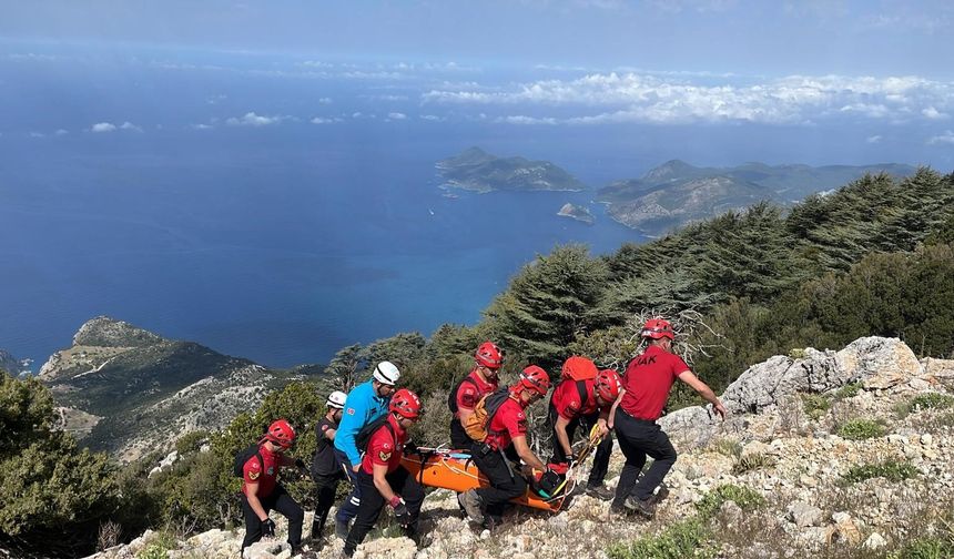 Fethiye Babadağ’da paraşüt kazası