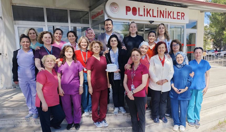 Muğla’da Hemşireler Haftası’nda Duygusal Ziyaret