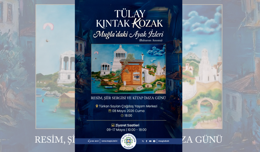 “Muğla’daki Ayak İzleri” sergisi sanatseverlerle buluşacak