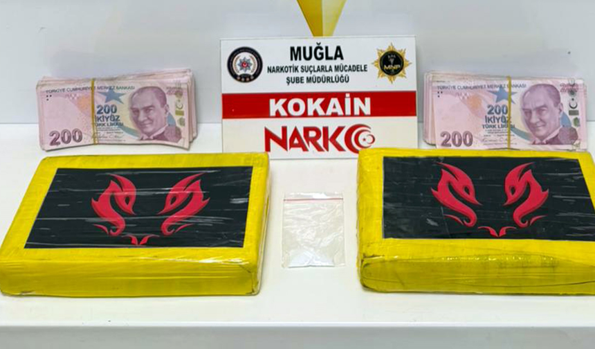 Muğla’da 2 kilo kokain ele geçirildi