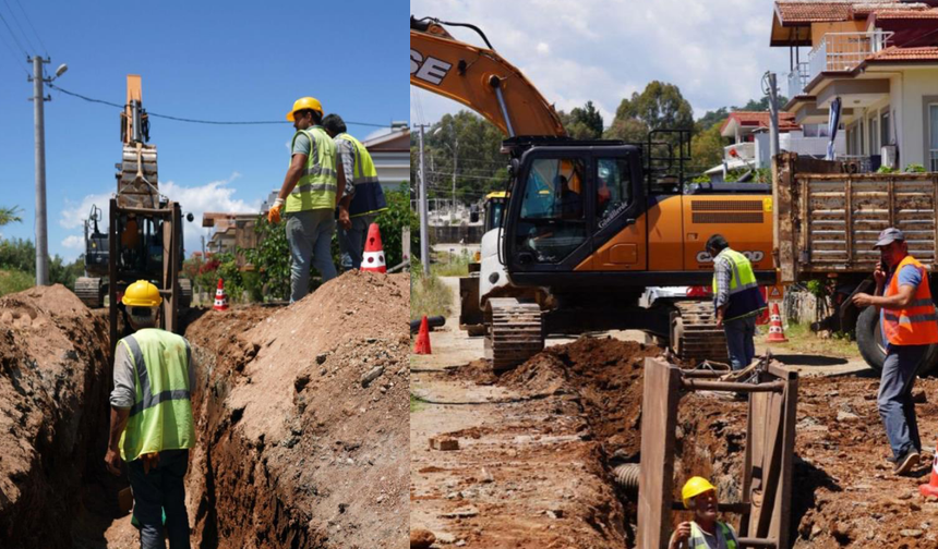 MUSKİ’den Fethiye’ye 7 bin 600 metrelik altyapı yatırımı