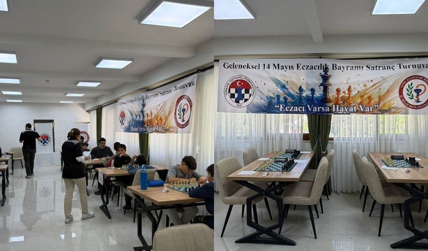 Muğla’da Eczacılık Bayramına Satrançlı Kutlama