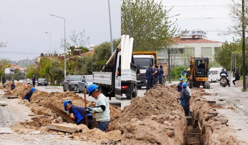MUSKİ’den Milas’ta İçme Suyu Hattı Yenilemesi