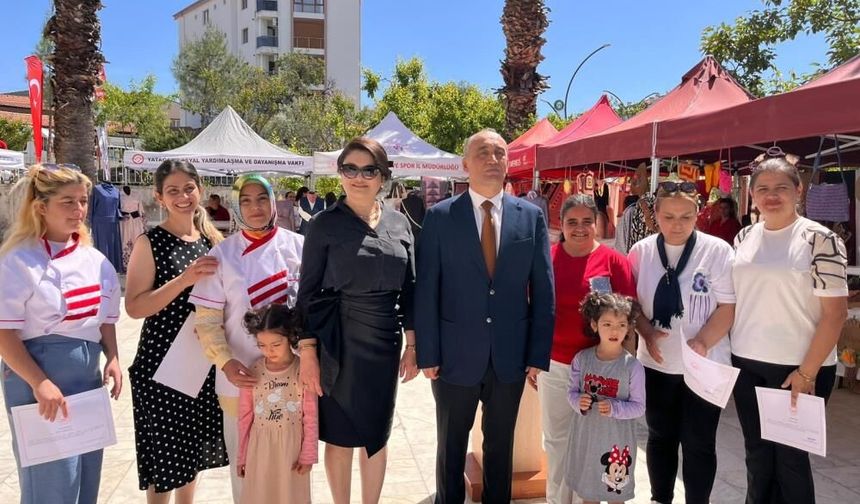 Yatağan ADEM Kursiyerlerinden Yıl Sonu Sergisi
