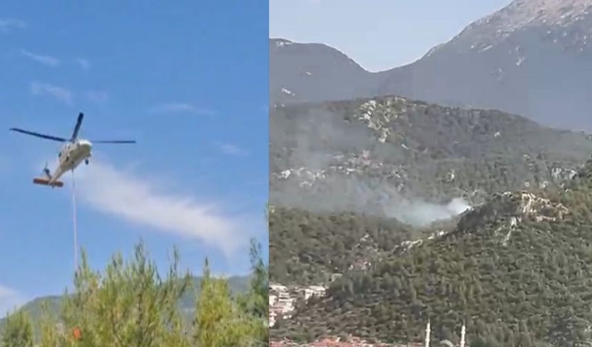 Fethiye’deki orman yangını çevrelendi
