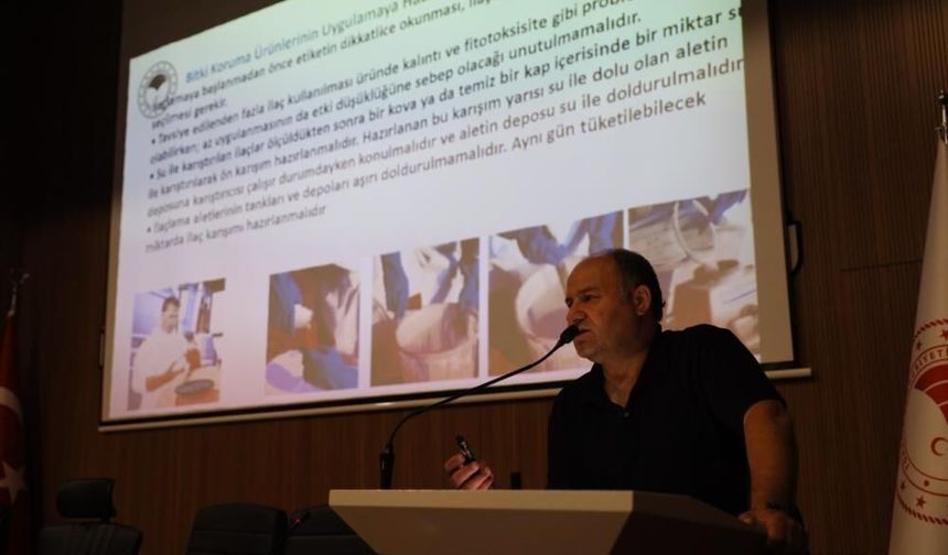 Menteşe’de Üreticilere Güvenli İlaçlama Eğitimi