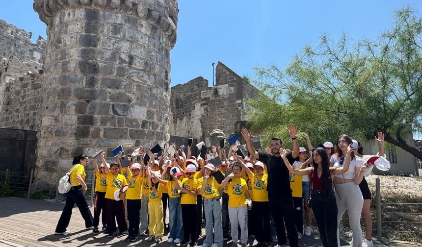 Minik Öğrenciler Bodrum’un Tarihiyle Buluştu