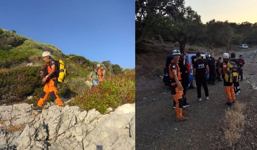 Datça’da Karya Yolu Alarmı: Mahsur Kalan 2 Kişi 3 Saatte Kurtarıldı