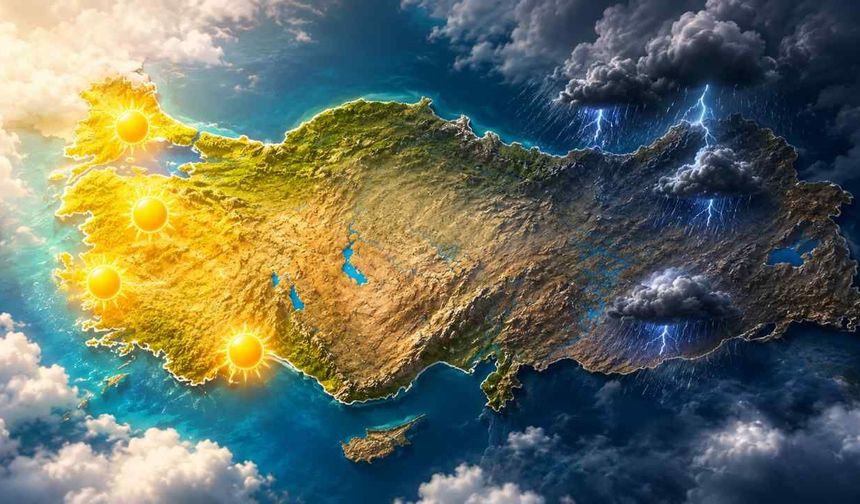 15 Haziran hava durumu: Batıda güneş, doğuda yağmur