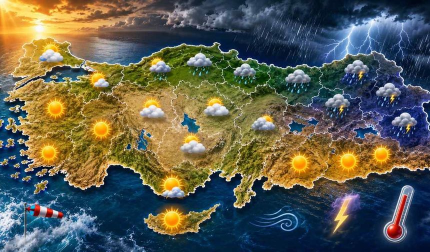 Meteoroloji Açıkladı: Hava Her Yerde Aynı Olmayacak