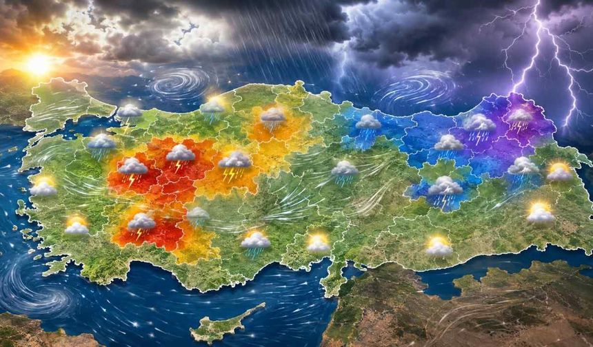 18 Haziran Hava Durumu: Kuvvetli Sağanak ve Rüzgar Alarmı