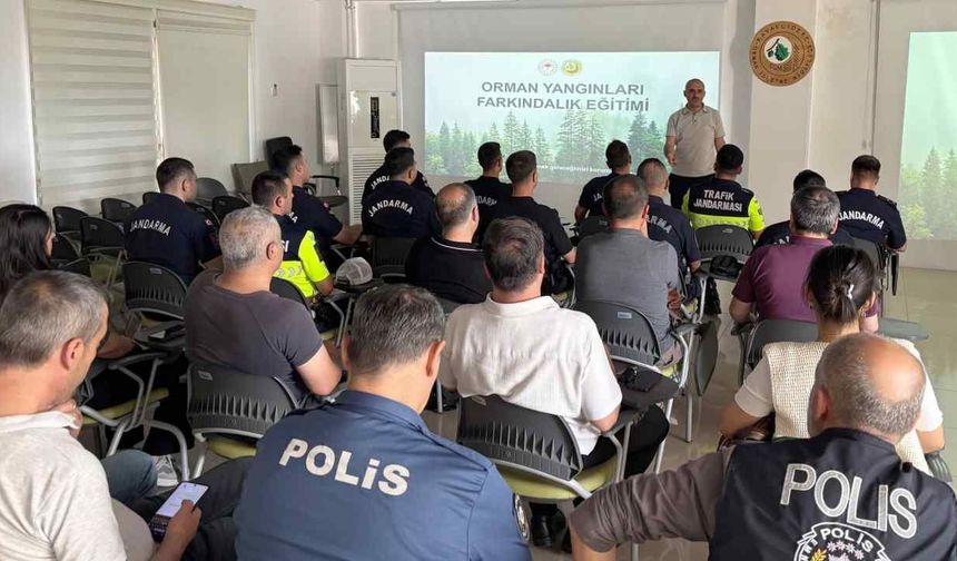 Kavaklıdere’de Orman Yangınları Eğitimi Düzenlendi