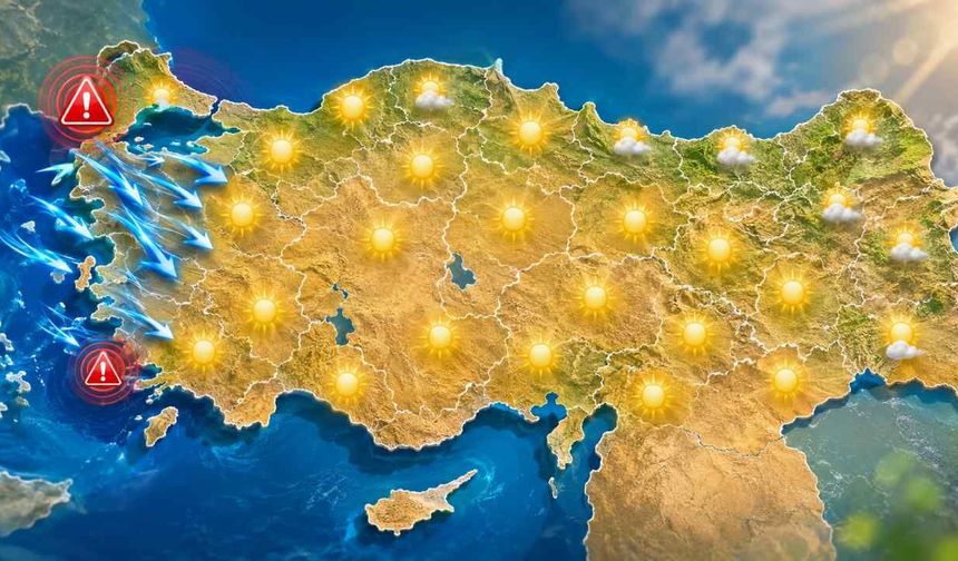 29 Haziran’da Türkiye’de Hava Isınıyor, Rüzgar Sertleşiyor
