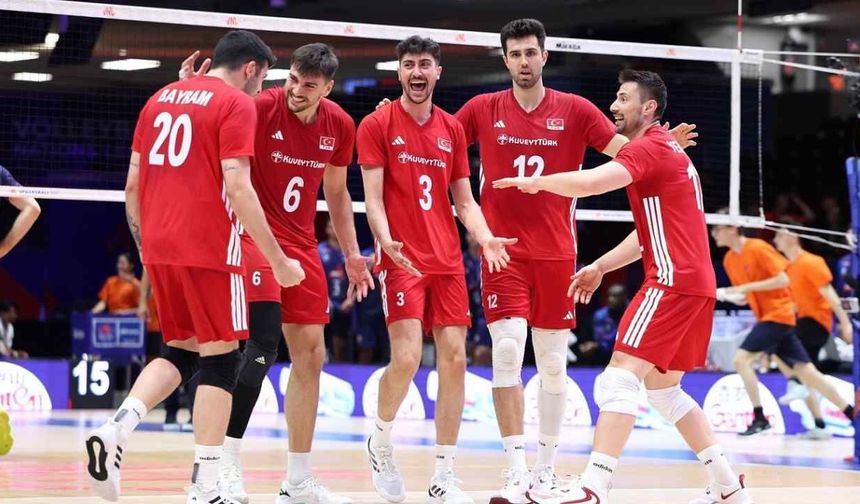 A Milli Erkek Voleybol Takımı VNL’de Polonya Etabında