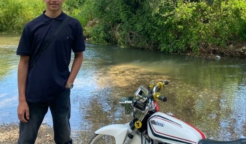 16 yaşındaki motosiklet sürücüsü hayatını kaybetti