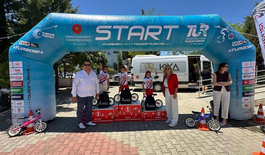Muğla’da Minikler Pedal Çevirdi