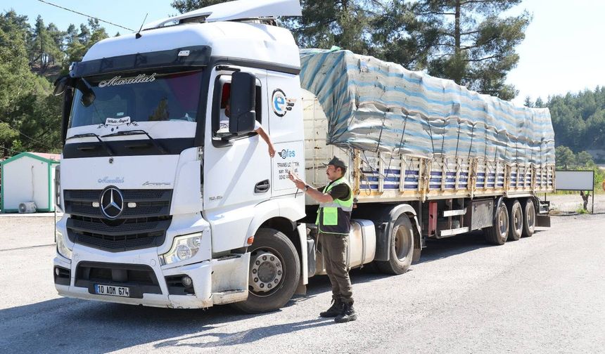 Muğla’da Orman Emvali Taşıyan Araçlara Denetim
